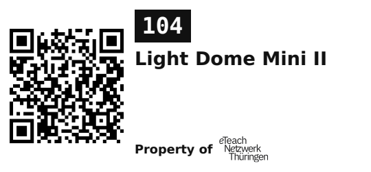 Label sticker 45.7 × 21.2 mm for UID 104