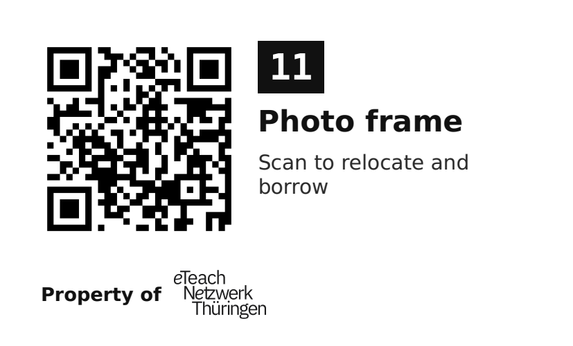 Label sticker 70 × 42.3 mm for UID 11