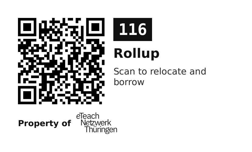 Label sticker 70 × 42.3 mm for UID 116