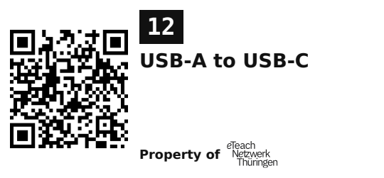 Label sticker 45.7 × 21.2 mm for UID 12