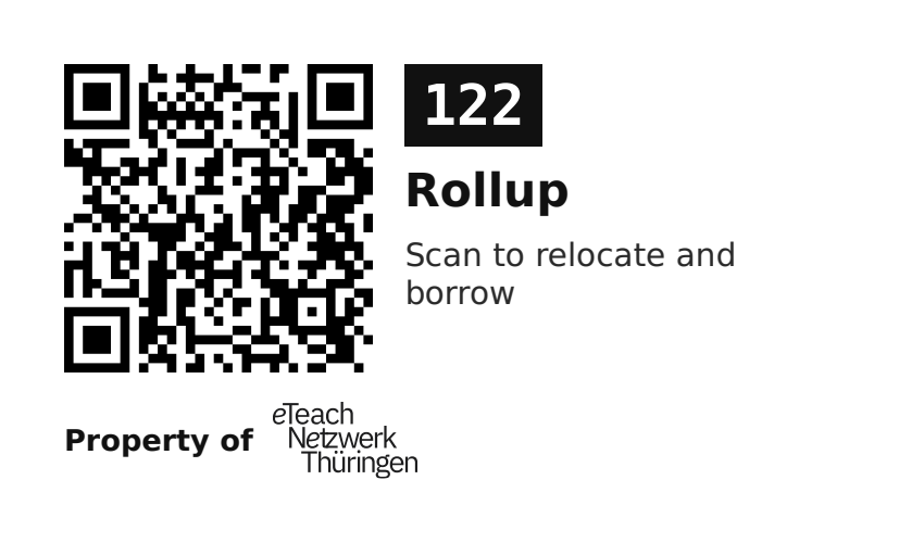 Label sticker 70 × 42.3 mm for UID 122
