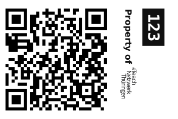 Label sticker 30 × 20 mm for UID 123