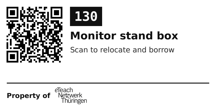 Label sticker 70 × 36 mm for UID 130