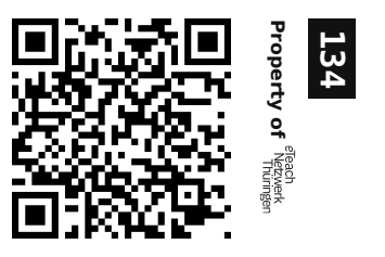 Label sticker 30 × 20 mm for UID 134