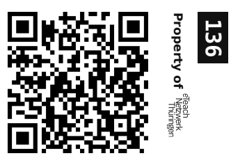 Label sticker 30 × 20 mm for UID 136