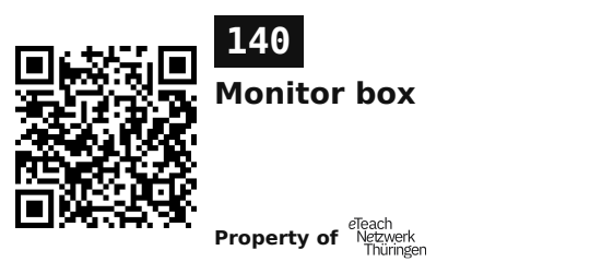 Label sticker 45.7 × 21.2 mm for UID 140