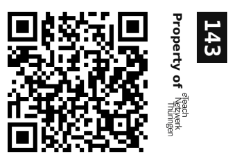 Label sticker 30 × 20 mm for UID 143