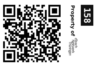 Label sticker 30 × 20 mm for UID 158