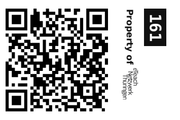 Label sticker 30 × 20 mm for UID 161