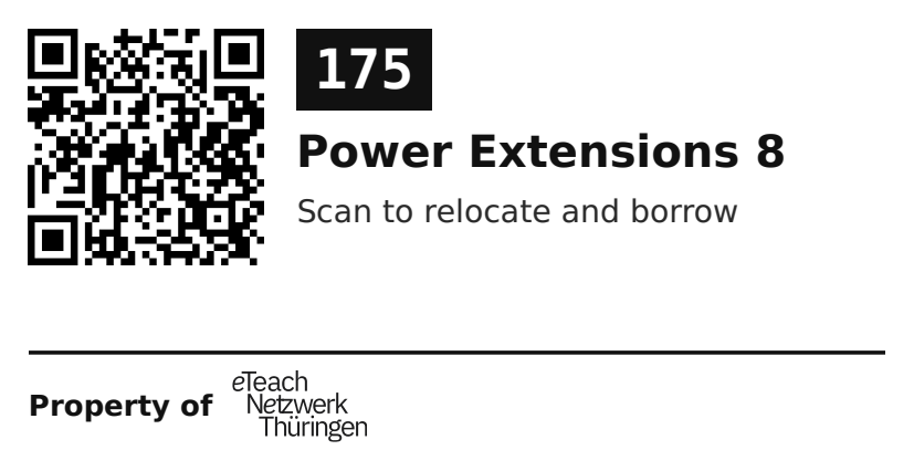 Label sticker 70 × 36 mm for UID 175