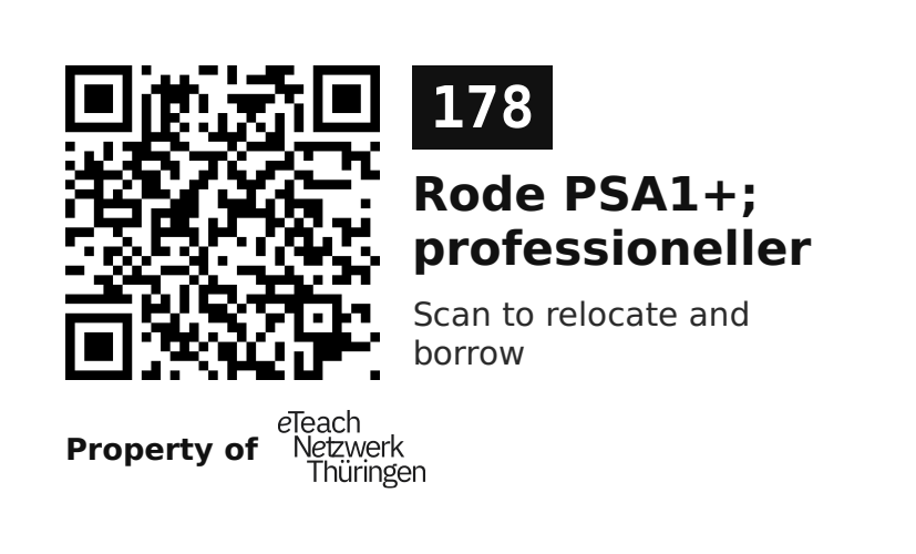 Label sticker 70 × 42.3 mm for UID 178