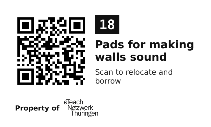 Label sticker 70 × 42.3 mm for UID 18