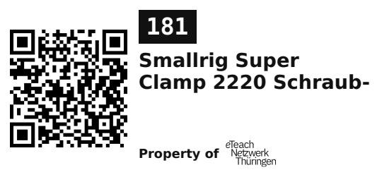 Label sticker 45.7 × 21.2 mm for UID 181