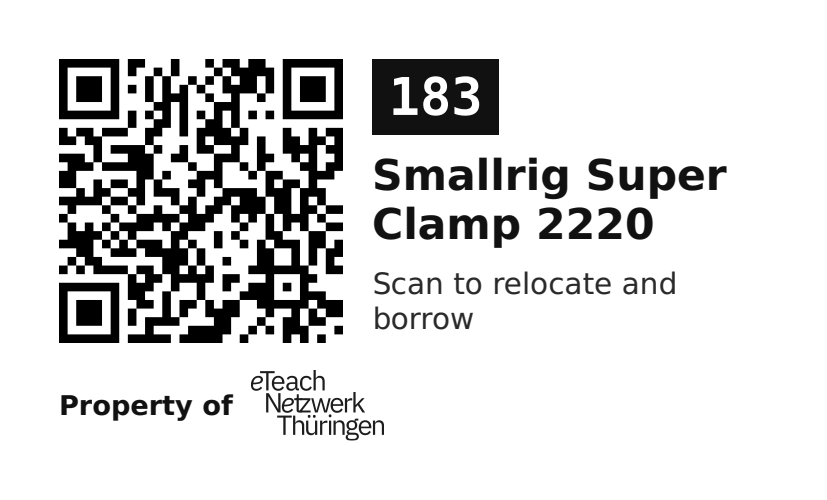 Label sticker 70 × 42.3 mm for UID 183