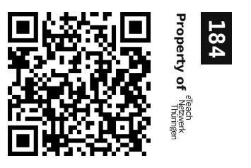 Label sticker 30 × 20 mm for UID 184