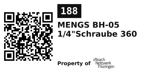 Label sticker 45.7 × 21.2 mm for UID 188