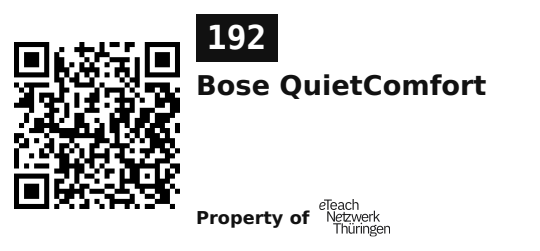 Label sticker 45.7 × 21.2 mm for UID 192