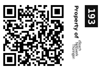 Label sticker 30 × 20 mm for UID 193