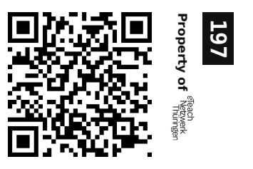 Label sticker 30 × 20 mm for UID 197