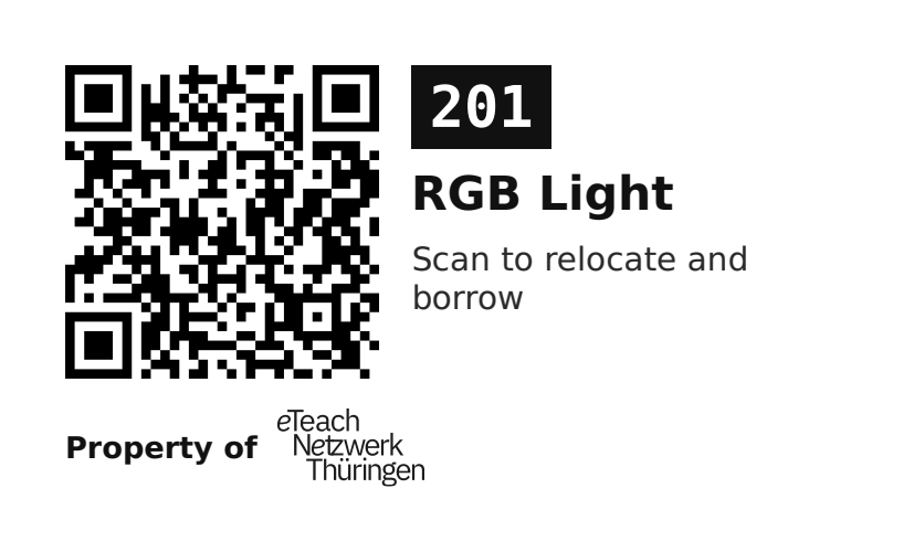 Label sticker 70 × 42.3 mm for UID 201