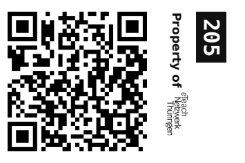 Label sticker 30 × 20 mm for UID 205