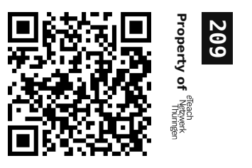 Label sticker 30 × 20 mm for UID 209