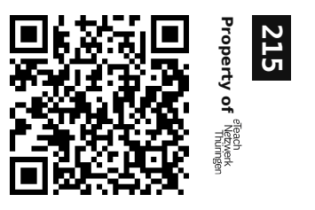 Label sticker 30 × 20 mm for UID 215