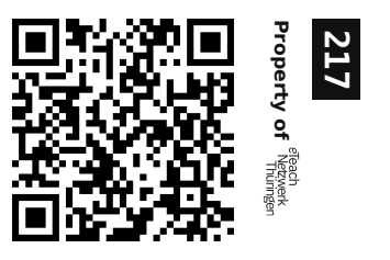 Label sticker 30 × 20 mm for UID 217