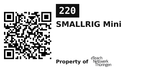 Label sticker 45.7 × 21.2 mm for UID 220
