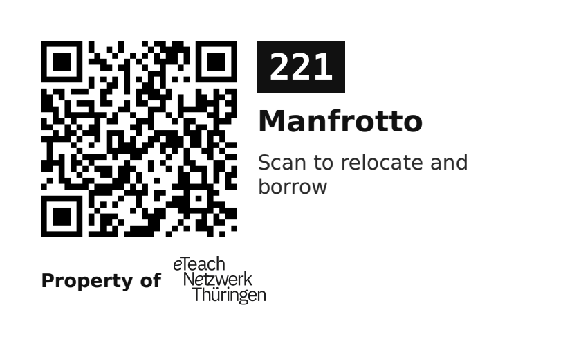 Label sticker 70 × 42.3 mm for UID 221