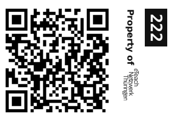Label sticker 30 × 20 mm for UID 222