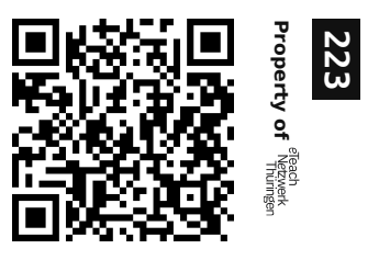 Label sticker 30 × 20 mm for UID 223