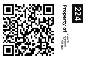 Label sticker 30 × 20 mm for UID 224
