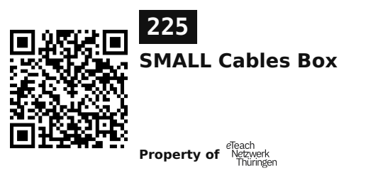 Label sticker 45.7 × 21.2 mm for UID 225