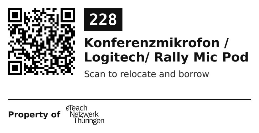 Label sticker 70 × 36 mm for UID 228