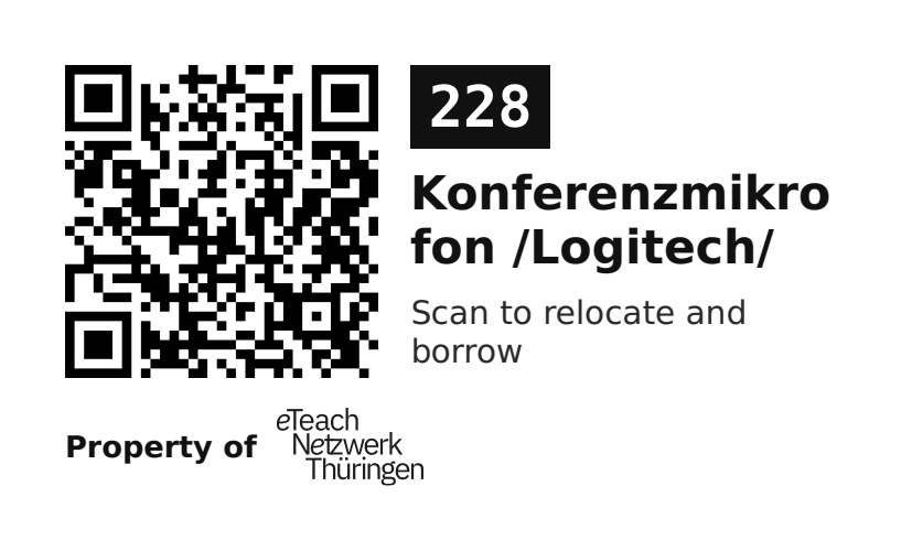 Label sticker 70 × 42.3 mm for UID 228