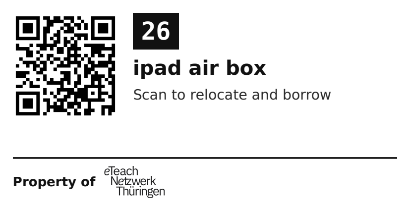 Label sticker 70 × 36 mm for UID 26
