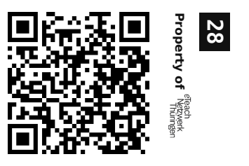 Label sticker 30 × 20 mm for UID 28