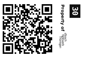 Label sticker 30 × 20 mm for UID 30