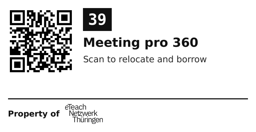 Label sticker 70 × 36 mm for UID 39