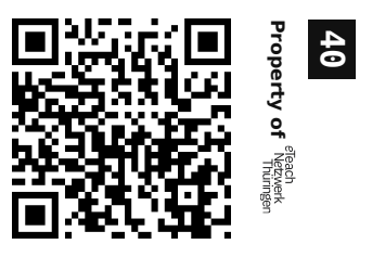 Label sticker 30 × 20 mm for UID 40