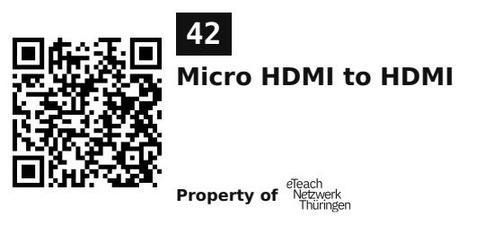 Label sticker 45.7 × 21.2 mm for UID 42