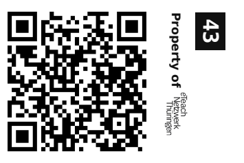 Label sticker 30 × 20 mm for UID 43