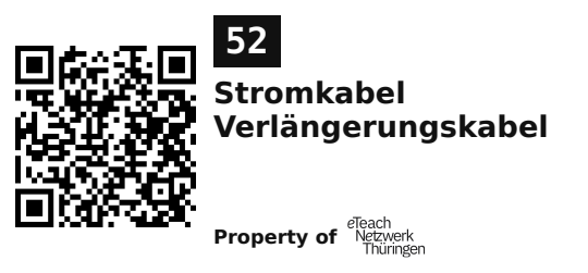 Label sticker 45.7 × 21.2 mm for UID 52