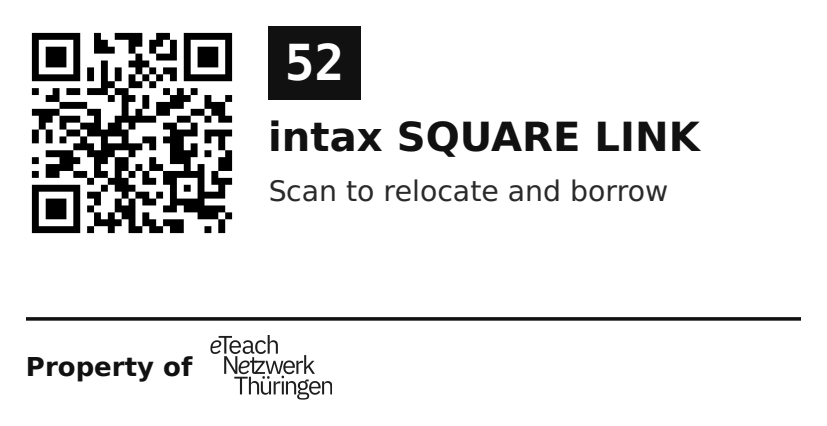 Label sticker 70 × 36 mm for UID 52