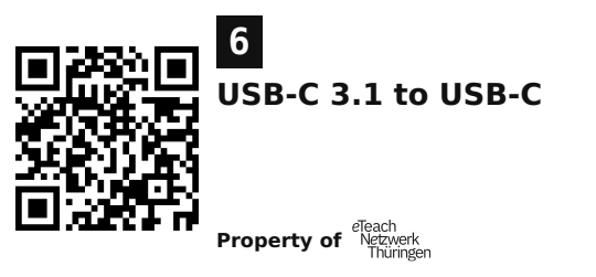 Label sticker 45.7 × 21.2 mm for UID 6