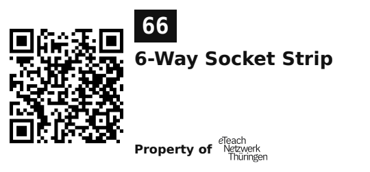 Label sticker 45.7 × 21.2 mm for UID 66