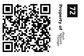 Label sticker 30 × 20 mm for UID 72
