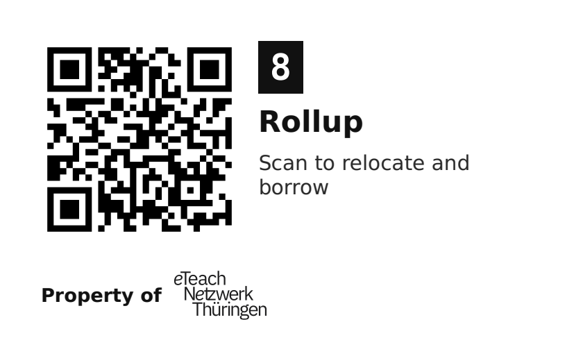 Label sticker 70 × 42.3 mm for UID 8