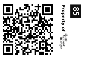 Label sticker 30 × 20 mm for UID 85